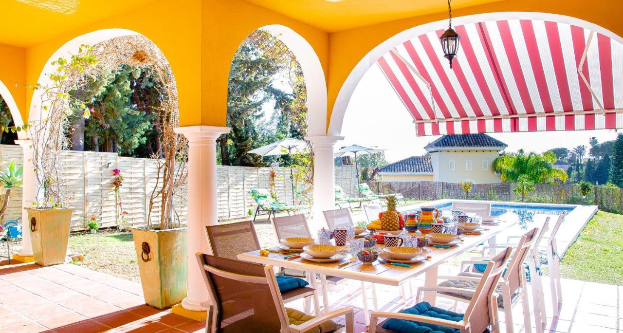 Villa Maria In El Rosario - Mit Sicht Auf Gibralta Marbella Luaran gambar